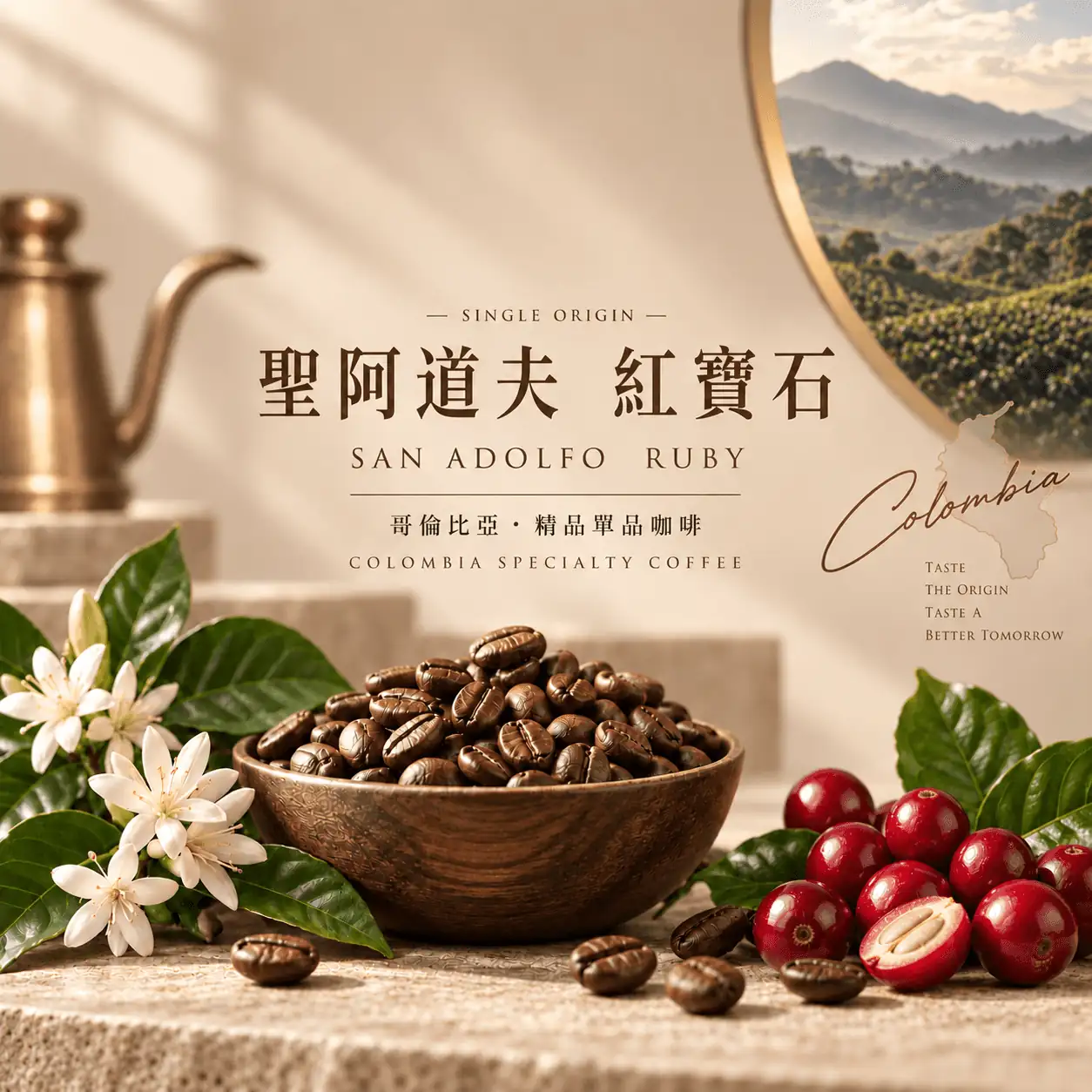 聖阿道夫 紅寶石